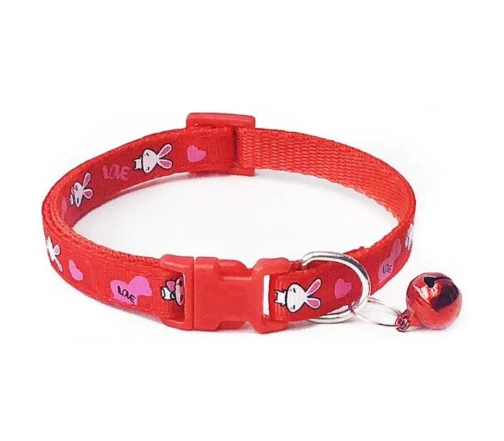 Puppy%20/%20Cat%20Neck%20Collar%20-Adjustable%20-Nylon-red%20-%20Image%202