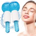 Beauty Tool 2pcs  Ice Globes Facial Roller Cold Skin Massagers, Cooling Globes For Face, Neck, Neck Anti Aging, Tighten Skin Treatment Reduce Puffiness. 