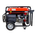 Loncin 6.5 KW LC9000DA Petrol n Gas Generator - with Wheels Kit n Side Battery Stand. 