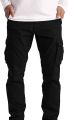 Classics Men's Cargo Jogging Black Trousers. 