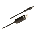 Ansty Data Cable Z-028 Universal 5-12V Power Adapter with Built-In Chip for Wi-Fi Router, USB Hub, Audio, Light, Fan, Heat Sink - Boost Power Cord Royal Star. 