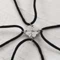 4 Pcs / Set Jewelry Heart Magnet Friendship Bracelet String Lucky Clover Bracelet for Women. 