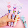summerflowers 10Color 0.5mm Student Cartoon Ballpoint Pen Cute Butterfly Colorful Pens Kids Diary Scrapbooking Drawing Stationary. 