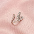 Crystal Butterfly Jewelry U-shaped Nose Ring -Diamond-studded Nose Clip -Non-hole Ear Bone Nose Clips Piercing Jewelry. 