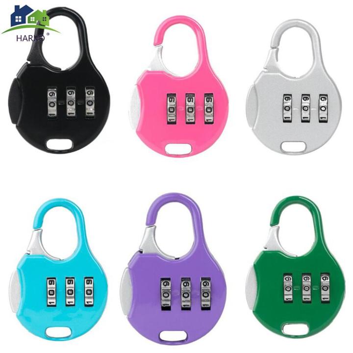 Luggage Lock Backpack Drawer-Cabinet Alloy-Combination Code Number Zipper-Bag for Handbag