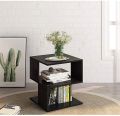 Creative sofa side table bedside table modern end side coffee table with storage shelf living room bedroom furniture in Ready To Assemble Form. 