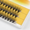 Lvcheryl Thick Self Grafted Eyelash Extension Set Kits With Glue Tweezers Segmented False Eyelash Individual Eyelashes Free Tools. 