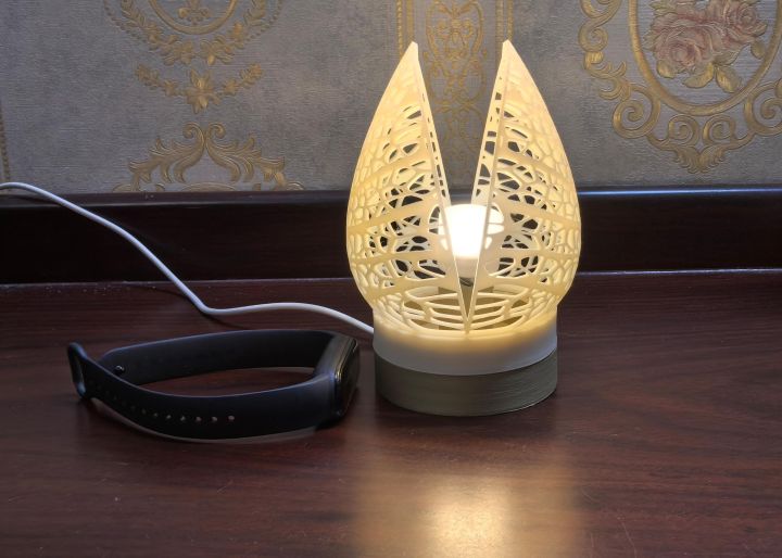 3D Printed Table Lamp /Customizable Design /Smart Lighting /Stylish Design /Unique Designs /Home Aesthetics /Portable /Unique Patterns /lamps for bed room side table stylish fancy /3D Lamp Bed Room Side Home Decoration /Night Light