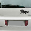 Car Sticker Walking Lion Pattern Vinyl Decals Motorcycle Car Stickers Personality Car-styling color:Black. 