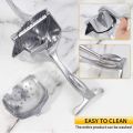 Manual Juicer, Fruit Press Juicer Made Of Heavy Duty Aluminum Alloy For Oranges, Lemon, Water Melon, Pomegranate, Silver Colour. 