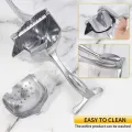 Manual Juicer, Fruit Press Juicer Made Of Heavy Duty Aluminum Alloy For Oranges, Lemon, Water Melon, Pomegranate, Silver Colour. 