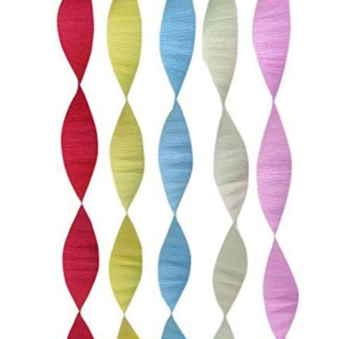 Paper ribbon (6 pack ) 1 pack of 8 different colors | Daraz.pk