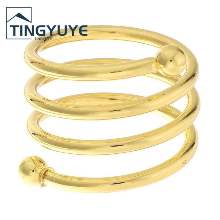Electroplated Napkin Rings Elegant Napkin Rings Set for Table Decor Gold Silver Alloy Napkin Holders with Smooth Finish Perfect for Classic Napkin Rings