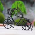 Metal Dollhouse Bike Landscape Decor Miniature Furniture Shopping Bike Figurine 1/12 Scale Model for Shop Garden Scenes Office Home. 