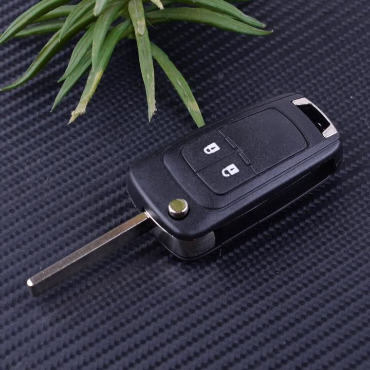 【Universal Car Parts Store】DWCX New 2 Buttons Remote Folding Key Shell fit for Chevrolet Cruze Spark Aveo Opel Vauxhall Holden