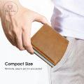 Vocoal Card Holder Men Wallet Money Bag Male Vintage Black Short Purse PU Leather Fashion Wallets Slim Thin Wallets. 