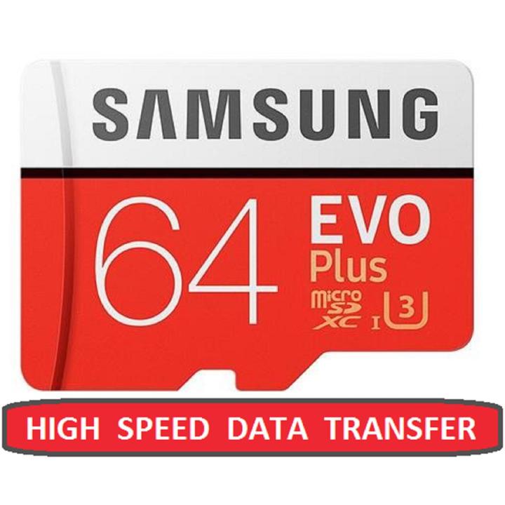 64GB Evo Plus Class 10 Micro SDHC 80MB/S (MB-MC64DA/AM) MEMORY CARD SD CARD High Speed TF Card Best for Mobile and Camera