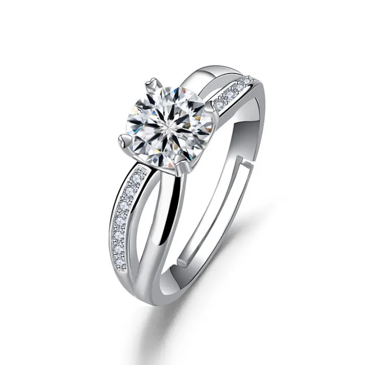 【Hottest Trends】Drainage imitation imported D color Mosan diamond ...