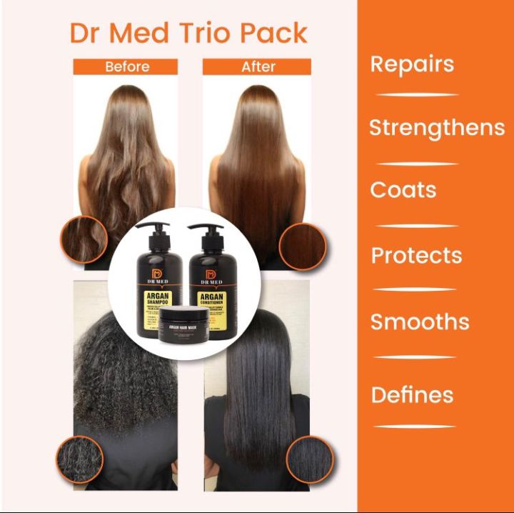 "DR%20MED%20Argan%20Trio:%20Nourishing%20Haircare%20Set%20for%20Silky%20(Shampoo,%20Conditioner%20and%20Hair%20Mask)%20(Paraben%20free,%20sulphate%20free,%20salt%20free,%20silicon%20free)%20-%20Image%203