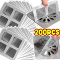 Disposable Shower Drain Hair Catcher Mesh Shower Drain Covers Floor Sink Strainer Filter Hair Stopper For Bathroom Kitchen 10PCs. 