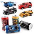 Mini RC Car Toy in A Can Container Electric RC Vehicle Toy Control Car for. 