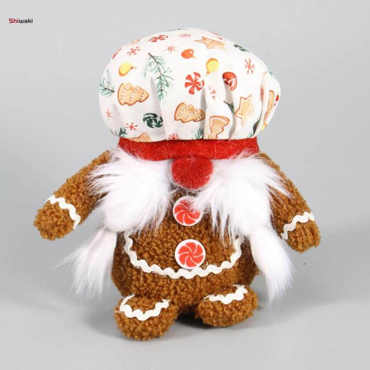 Faceless Gingerbread Man Doll Christmas Decoration for Christmas Party ...