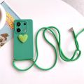 Note13 Love Heart Crossbody Lanyard Case On For Xiaomi Redmi Note 13 Pro 4g 5g 13pro 12 12pro Plus 12s 13c Cord Silicone Cover. 