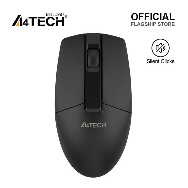 A4tech G3-330NS Wireless Mouse - NEW ARRIVAL - Silent Clicks - 2.4G Wireless - 1200 DPI - For PC/Laptop - Black