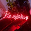 custom neon light Double Writing/bold font name neon sign. 