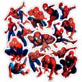 50PCS Marvel Spider-Man: No Way Home Stickers Black Spider-Man  Funny DIY Stickers Graffiti Travel Luggage Guitar Skateboard Cool Waterproof Sticker for Kid Toys. 