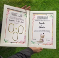 Elegant Nikkah file signature & thumb. 
