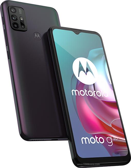 Motorola Moto G30 – 6.5" Display, 4GB RAM, 128GB Storage, Snapdragon Processor, 64MP Rear & 13MP Front Cameras, 5000mAh Battery, Android 11, Dual Nano SIM | Daraz Like New Phones (Non-PTA)