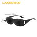 Lay-flat Prism Glasses Lazy Glasses for Comfortable Tv Watching Reading in Bed Reduce Face Pressure Rotate View 90 Degrees Horizontal Prism Spectacles for Relaxation Neck-friendly Lazy Glasses. 