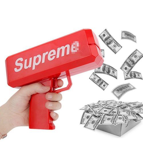 Supreme Cash Money Gun Spraying Machine
