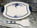 Tray - Rice Tray - Rice Serving Tray High Quality Double Glazed Melamine Tray Size 16 x 11 inches (Free Rice Serving Spoon). 