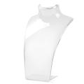 Jewelry Necklace Earrings Plastic Mannequin Bust Display Stand Organizer Holder. 
