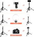 Ring Light With Mobile Holder With 62" Tripod Stand in Three Different Mode Light Aureday Amazon Brand. 