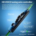 Plextone G20 Mark IV Metal Bass Magnetic Hammerhead Noise Cancelling In-Ear Gaming Earphones Headset with Type C and 3.5mm Jack – Green. 