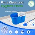 360 Degree Rotating Magic Pandikit Spin Mop Hand-washing Push-type Stainless Steel With Soap Bottle on Bucket Sets Wash and Wring For House Floor Mop Cleaning Equipment Wet and Dry Plastic Tray Mop with Spinner on Sale. 