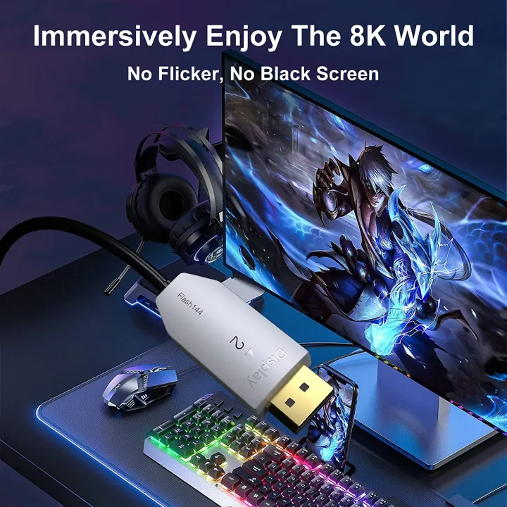 FIBBR%208K%20DisplayPort%201.4%20Fiber%20Optic%20Cable%20DP%20to%20DP%20Cable%2032.4Gbps%20Freesync%20for%20Gaming%20Monitor%20Graphics%20Card%20Laptop%20TV%20(15M)%20-%20Image%209