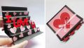 I Love You 3D popup card, Greeting card for valentine's day & for lovers. 