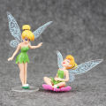 4pcs/Set 3-10cm Princess Tinkerbell Tinker Bell Beautiful Faery Fairy Elf Flower Elves PVC Action Figure Mini Model Toys Dolls. 