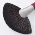 Loose Powder Brush Red Tube Loose Powder Fan-shape Makeup Brush. 