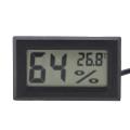 Digital Mini LCD Digital Thermometer Hygrometer Fridge Freezer Temperature Humidity Meter White Egg Incubator. 