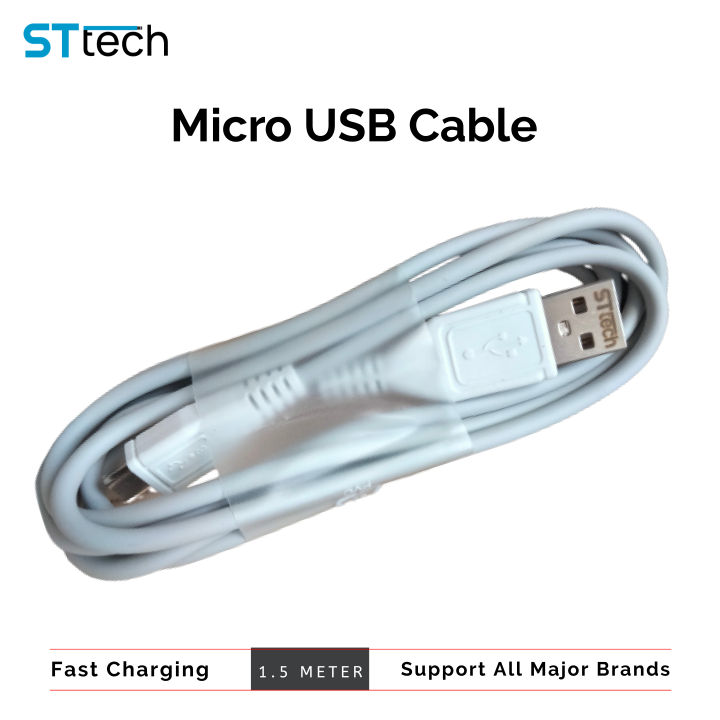 V8 Android Cable Android Micro USB V8 Fast Turbo Charging and Data Transfer Cable 1.5 ...