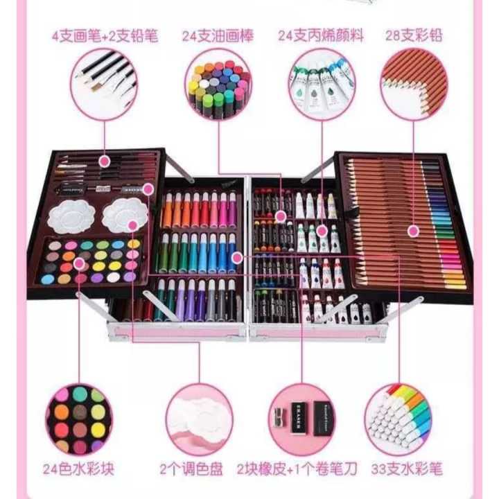 Unicorn%20-%20Space%20145%20Pcs%20Colouring%20Kit%20Kids%20Art%20Set%20Stylish%20Artists%20Sketching%20&%20Painting%20Provides%20Sketch%20Coloring,%20Drawing,%20Painting%20with%20Unicorn%20Aluminum%20Box%20-%20Image%206