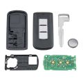 For Mitsubishi Montero L200 2015-2020 GHR-M004 2 Buttons 433MHz Remote Key Fob ID47 Chip. 