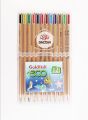 Goldfish Eco Triangular Full Size Set of 12 Beautiful Colors With Full Plastic Casing Packaging – 1953. 