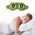 Funny Pepe The Frog Sad Frog 3D Eye Mask Cover Cartoon Plush Sleeping Mask. 