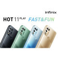 Infinix Hot 11 Play - 6.82" Inch Display - 4GB RAM. 